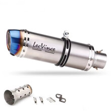 51mm Motorcycle Exhaust Muffler Pipe LeoVince Escape Moto With DB Killer for Z1000 Z900 GSR600 FZ6N R1 R6 R3