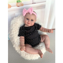 19 Pollici Già Finito Rinamo Bambola Baby Maddie Smile Girl 3d Skin Vene Vene Art Collection Bambo