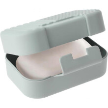Soap Holder Box Travel Portable Bar Soap Container Leakproof Soap Storage Case Plastic Soap Dish with Lid Cover(Green)