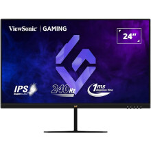 ViewSonic VX2479A-HD-PRO 24 inch Gaming Monitor, FHD 1080p Gaming Monitor, 240 Hz, 1ms MPRT, AMD FreeSync, HDR10, HDMI, DP