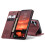 Wallet Case For Samsung S25 Leather Flip Magnetic TPU Shell Case red 5