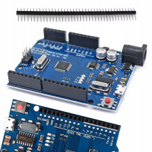 ACS A1 ATMEGA328 AVR mikro-USB-modul til Arduino UNO R3 med Goldpin-strimmel