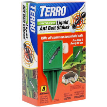 Terro T1812-2 Outdoor Liquid Ant Killer Bait Stakes (2 Pack)