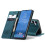 Wallet Case For Samsung S25 Plus Leather Flip Magnetic TPU Shell blue 5