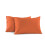 (Rust, Plain Pillowcase 2-Pack) Luxury Duvet Cover with Fitted sheet & Pillow Case 3