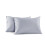 (Silver, Plain Pillowcase 2-Pack) Luxury Duvet Cover with Fitted sheet & Pillow Case 1