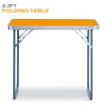 (Default) PORTABLE MDF WOODEN TOP FOLDING DINING TABLE GARDEN OUTDOOR PICNIC CAMPING