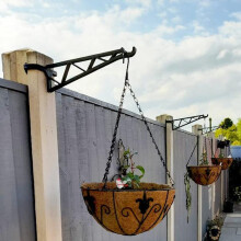 (Default) Hanging Basket Brackets for Concrete Fence Posts - Pack of 4