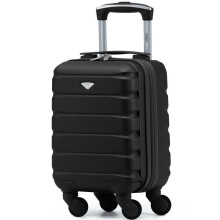 (Black, 40x20x25cm) 40x20x25cm Ryan Air Free Small Carry On Specific Size Suitcase