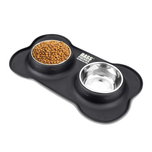 Hund- und Katzennäpfe mit Silikonboden, 2er-Set 1