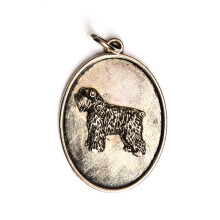Bouvier des Flandres - náhrdelník so psom, prívesok pre psiu mamu, unikátna bižutéria značky Art-Dog