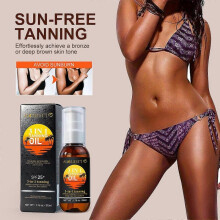 (3pcs) 3 in 1 Tanning Oil, SPF 25 + Tanning + Moisturizing Body Oil, Protective Tanning Oil Sunscreen SPF 25 Moisturizing Body Oil