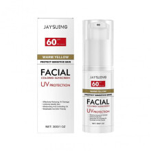 (2pcs) Sunscreen for Face SPF 60, SPF 60 Face Moisturiser for Sensitive Skin, Daily Facial Suncream, Light & Breathable, Non Greasy, Natural Coverage