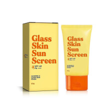 (2pcs) Glass Skin Sunscreen, Outdoor Sunscreen UV Protection, Sunscreen Lotion Snow Skin Sunscreen, Waterproof Sweatproof Skin Sunscreen 50ml