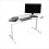 AREBOS AREBOS electrically height-adjustable desk 120x60 cm | Memory function | Adjustable computer desk 72-118 cm | Standing desk | Stand-sit desk | White 9
