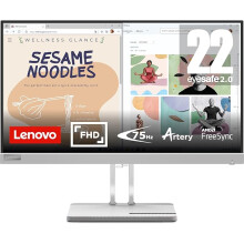 Lenovo L22e-40(G22215FL0) 22 inch PC Monitor | FHD, 1080p, 75Hz, IPS, 4ms, HDMI and VGA