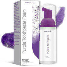 (3pcs) Purple Toothpaste for Teeth Whitening, Purple Toothpaste Foam, Purple Teeth Whitening Foam, Tooth Stain Removal Colour Corrector, Fresh Breath