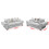 VERONA 3+2 SEATER SOFA SET LIGHT GREY DESIGNER SCATTER CUSHIONS 2