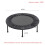 (Default) 38in Indoor Foldable Trampoline 1