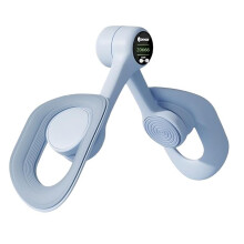 (Blue) Thigh Master – Postpartum Yoga & Bodybuilding Equipment, Inner Thigh Toner, Arm Trimmer, Home Gym Workout for Legs & Arms