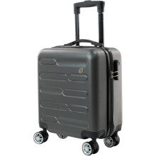 (Grey) Cabin Suitcase | 34L Carry On Suitcase, Cabin Bag 55x40x20 with Combination Lock | Hard Shell Suitcase with 4 Wheels Cabin Luggage