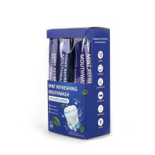 (40PCS)Mint Oil Pulling Mouthwash, Natural Peppermint Oil-Mouthwash for Oral Care, Supports Healthy Gums, Teeth Whitening & Fresh Breath 20PACK