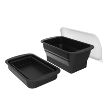2PC Eisblockform Stapelbare Silikonform Eiswürfelschale,A