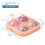6.5cm Big Round Sphere High Balls Ice Shape Cube-Mold Tray,Orange 2