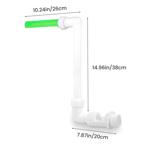 Fuentes para piscinas Cascada fluorescente ajustable 2