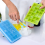 Forma de gelo de silicone com 24 grades e tampa B 2