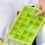 Forma de gelo de silicone com 24 grades e tampa C 5