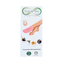 (Pink) Sun&Sia Moisturising Gel Sole SPA Socks