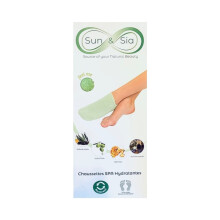 (Green) Sun&Sia Moisturising Gel Sole SPA Socks