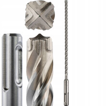 Foretti SDS-plus - MILWAUKEE - 4932352013 - Ø6 x 210 mm - 4 teräksistä nelikulmaista kierrettä - Pölynpoisto