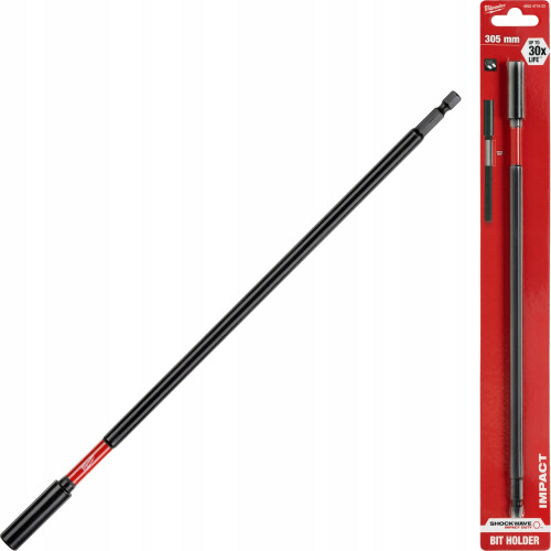 Prolunga porta inserti - Milwaukee - 4932471823 - 305mm - Shockwave - Leggera e facile da usare