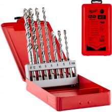Betoni-SDS-PLUS poranteräsetti - MILWAUKEE - M2 - 7 kappaletta - Ø 5–12 mm - 2 terää