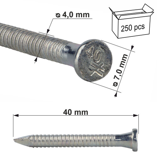 Tømrer fugesøm CNA 4,0x40mm 2