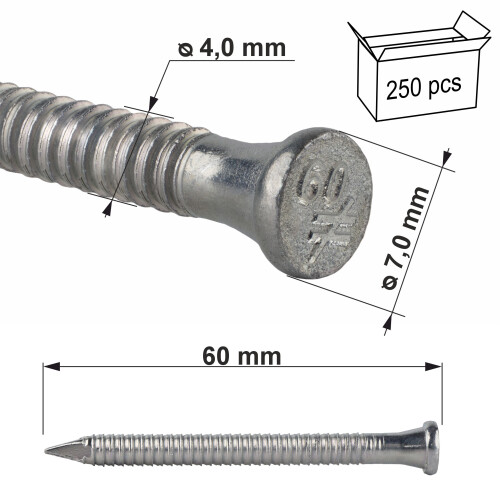 Tømrer fugesøm CNA 4,0x60mm 2