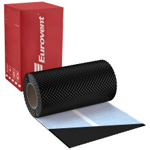 Skorstenstape AL FLEX 3D 300mm x 5m RAL 9005