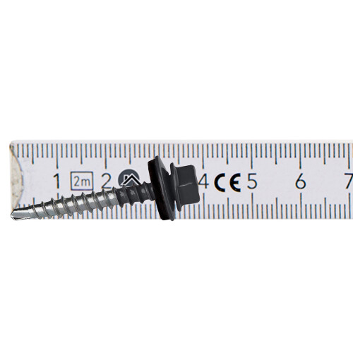 Bauernschrauben GTF2 Z14 4,8x35mm RAL 7016 1