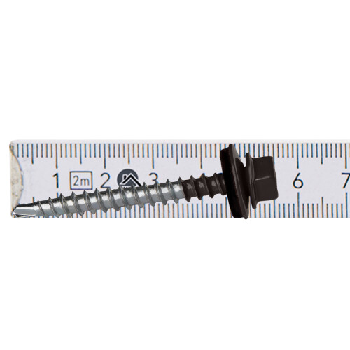 Bauernschrauben GTF2 Z14 4,8x50mm RAL 9005 1