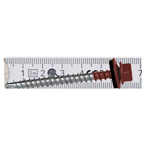 Bauernschrauben GTF2 Z14 4,8x60mm RAL 3009 1