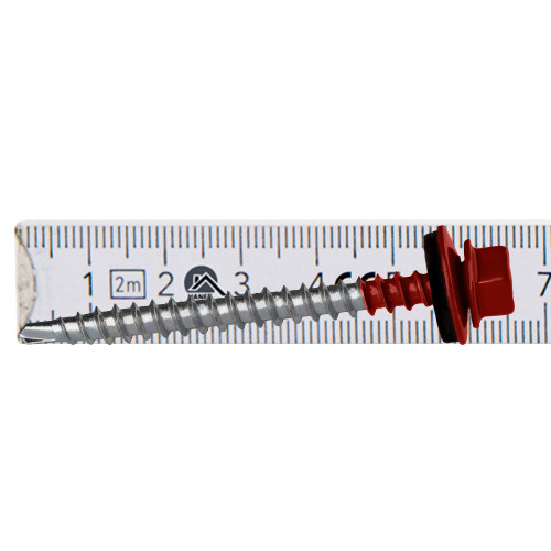 Bauernschrauben GTF2 Z14 4,8x60mm RAL 3011 1