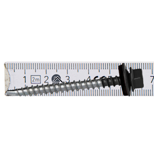 Bauernschrauben GTF2 Z14 4,8x60mm RAL 9005 1