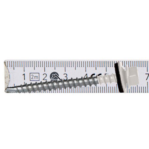 Bauernschrauben GTF2 Z14 4,8x60mm RAL 9010 1