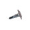 GM-B Befestigungsverbinder 4,2x13mm RAL 9007 4