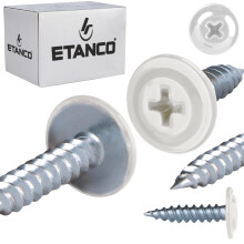 GM-S-asennusliittimet 4,2x19mm RAL 9010