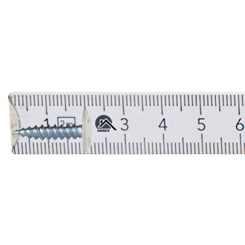 GM-S monteringsstik 4,2x19mm RAL 9010 1