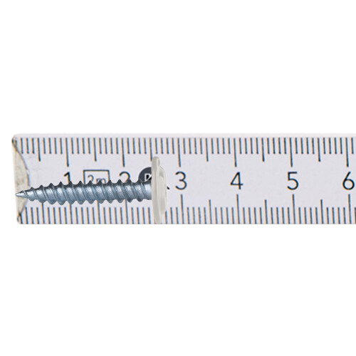 GM-S monteringsstik 4,2x25mm RAL 9010 1