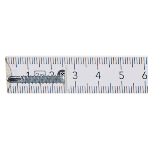 GM-B monteringsstik 4,2x25mm RAL 9010 1